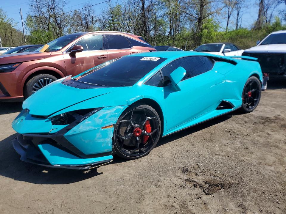 2024 Lamborghini Huracan VIN ZHWUB6ZF7RLA27403 — COPART salvage auction photo