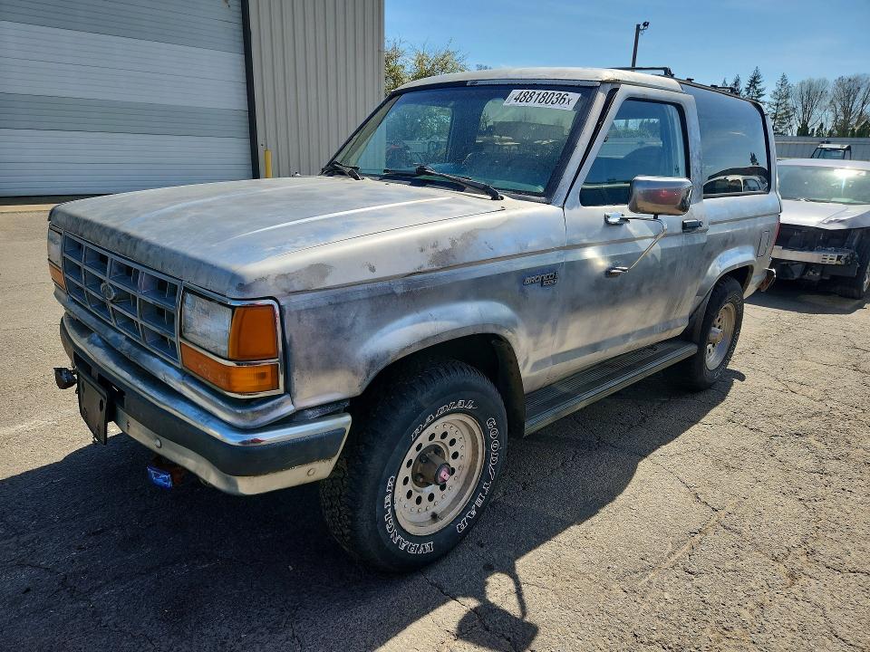 1989 Ford Bronco VIN 1FMCU14T5KUC50398 COPART salvage auction — REAR END, Or - Cert Of Title-Reconstructed, sold $650 on 2026-07-07 (photo 1)