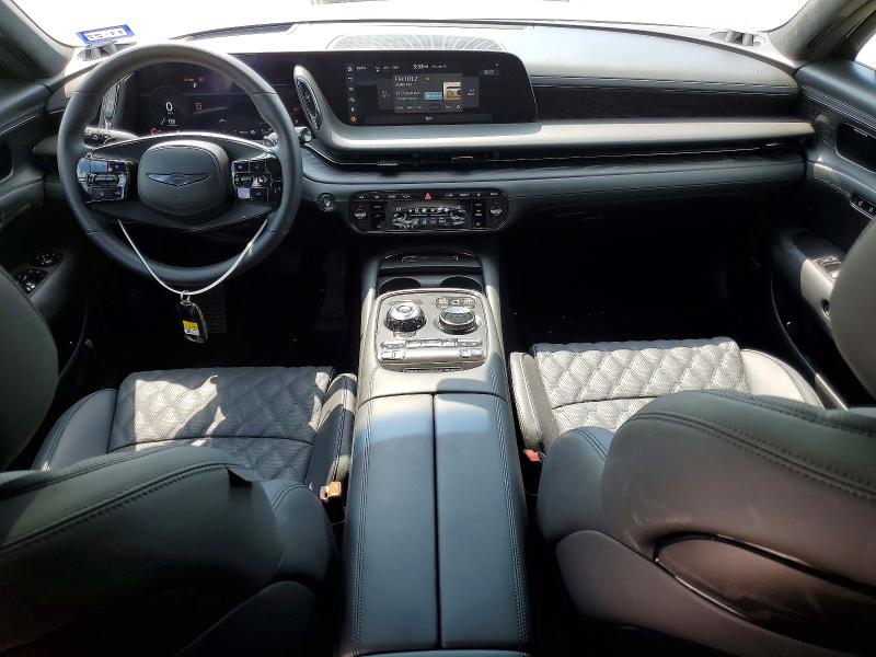 2026 Genesis G90 VIN KMTFD4SDXTU057388 COPART salvage auction — UNDERCARRIAGE, Tx - Salvage Vehicle Title, sold $42,000 on 2026-07-02 (photo 8)
