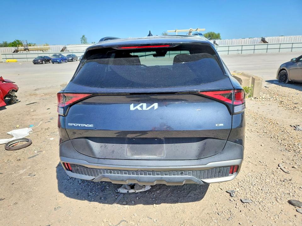 2023 Kia Sportage VIN 5XYK6CAF2PG035039 COPART salvage auction — HAIL, Ks - Cert Of Title-Salvage, sold $9,600 on 2026-07-09 (photo 6)