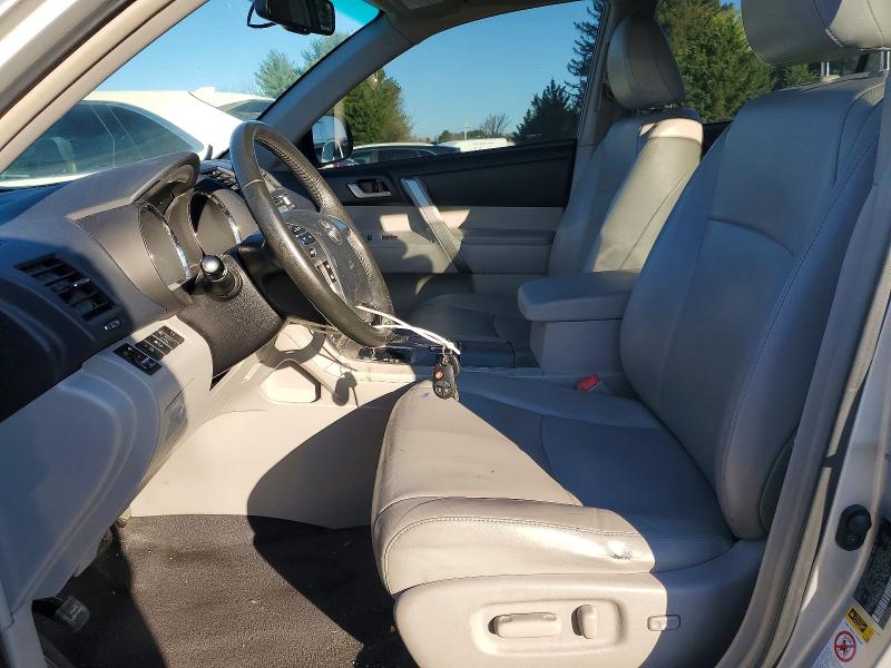 2013 Toyota Highlander VIN 5TDBK3EH0DS218557 COPART salvage auction — FRONT END, Id - Salvage Certificate Of Title, sold $750 on 2026-07-27 (photo 7)