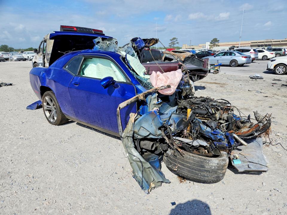 2021 Dodge Challenger VIN 2C3CDZBT3MH631103 COPART salvage auction — ALL OVER, Ms - Certificate Of Title, sold $60 on 2026-07-09 (photo 4)
