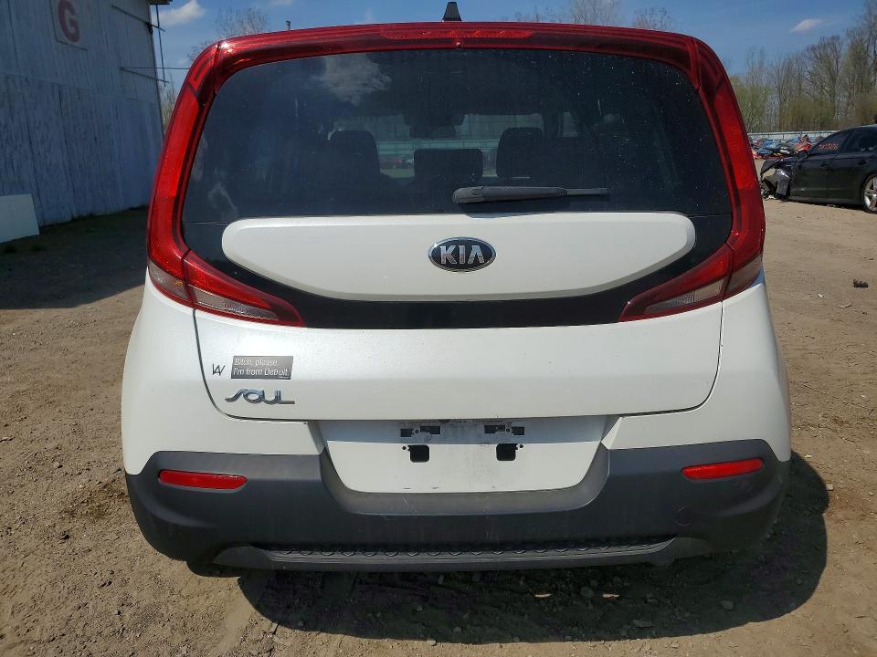 2020 Kia Soul VIN KNDJ23AU1L7715818 COPART salvage auction — FRONT END, MI - CERTIFICATE OF TITLE, sold $1,150 on 2026-07-11 (photo 6)