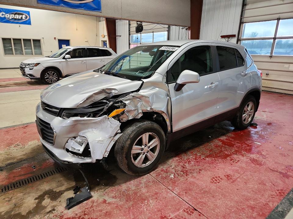 2021 Chevrolet VIN KL7CJNSB1MB327956 COPART salvage auction — FRONT END, Ny - Mv-907A Salvage Certificate, sold $1,550 on 2026-07-13 (photo 1)