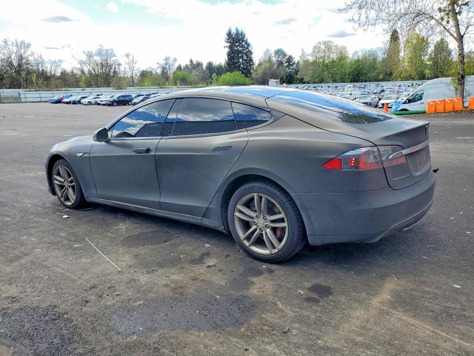 2014 Tesla Model s VIN 5YJSA1H17EFP46124 COPART salvage auction — SIDE, Or - Salvage Title Certificate, sold $2,200 on 2026-07-06 (photo 2)