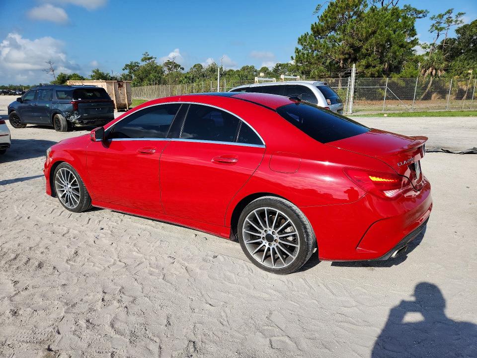 2016 Mercedes-benz Cla-klasse VIN WDDSJ4EB3GN294939 COPART salvage auction — FRONT END, Salvage Title, sold $3,750 on 2026-07-15 (photo 2)
