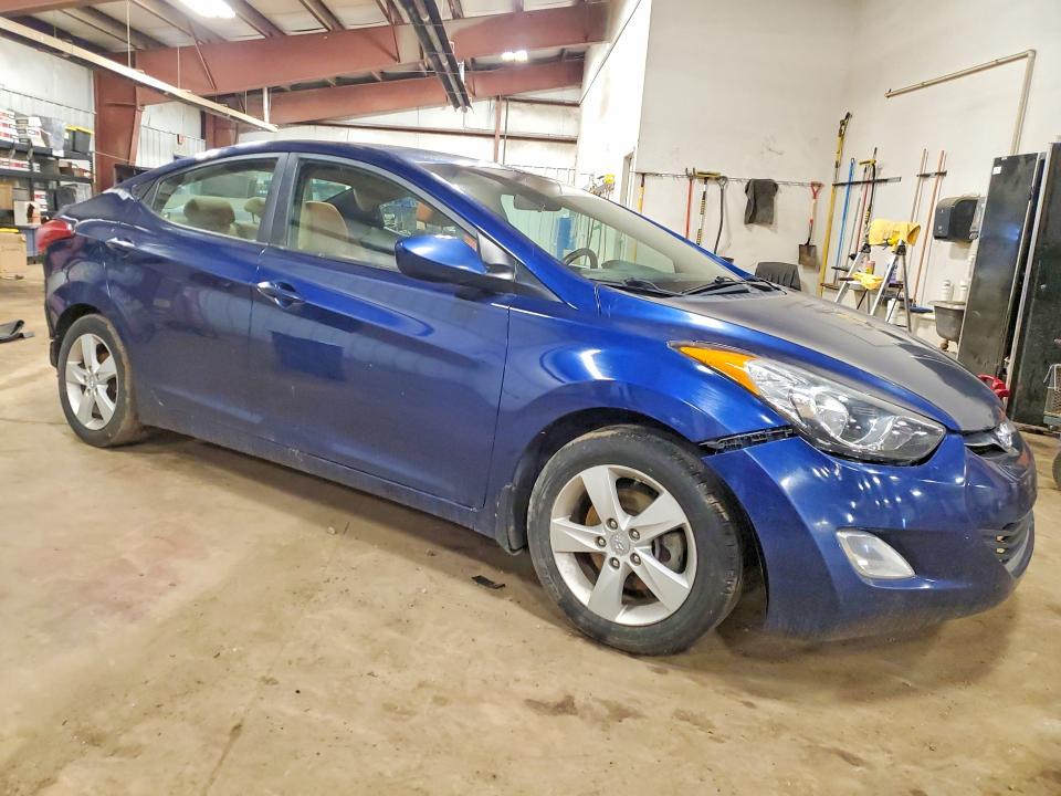 2013 Hyundai Elantra VIN KMHDH4AE4DU536147 COPART salvage auction — REAR END, Mi - Certificate Of Title, sold $200 on 2026-07-10 (photo 4)