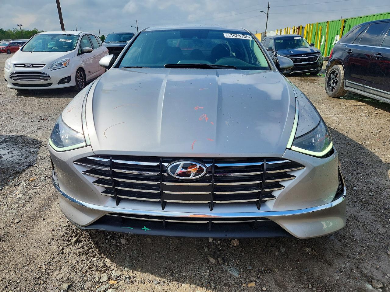 2021 Hyundai Sonata VIN 5NPEG4JA7MH086528 COPART salvage auction — Side, IN - CERT OF TITLE-SALVAGE TITLE, sold $2,900 on 2026-07-10 (photo 5)
