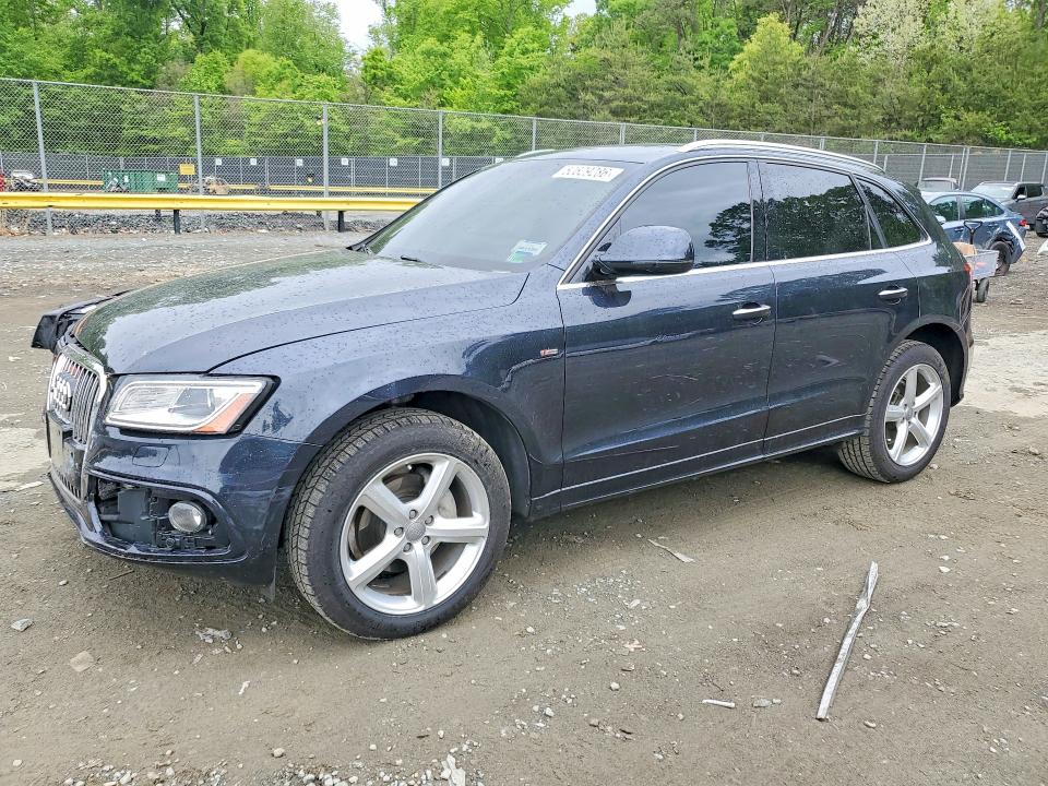 2017 Audi Q5 VIN WA1M2AFP0HA090174 COPART salvage auction — FRONT END, MD - CERT OF SALVAGE > 75% DAMAGE, sold $6,600 on 2026-07-10 (photo 1)