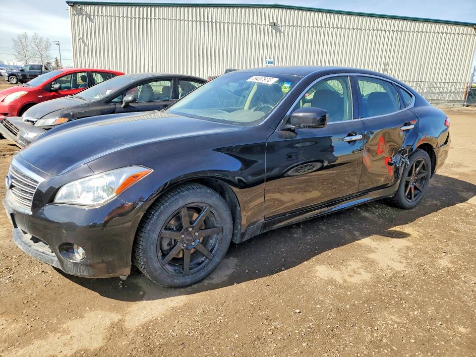 2012 Infiniti M VIN JN1AY1AR7CM580251 COPART salvage auction — SIDE, Ab - Bos - Salvage, sold $1,250 on 2026-07-21 (photo 1)
