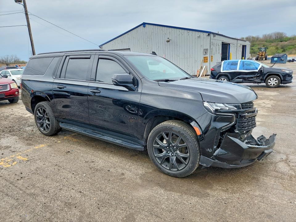 2023 Chevrolet Suburban VIN 1GNSKEKDXPR382423 COPART salvage auction — FRONT END, Il - Salvage Certificate, sold $16,000 on 2026-07-03 (photo 4)