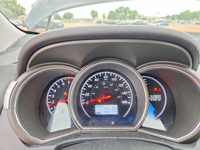 2012 Nissan Murano VIN JN8AZ1MU0CW114843 COPART salvage auction — FRONT END, Al - Cert Of Title-Salvage Title, sold $625 on 2026-07-29 (photo 9)