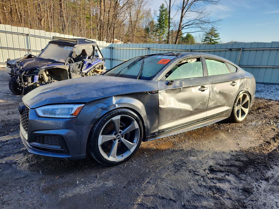 2019 Audi Rs5 VIN WAUB4CF53KA017631 COPART salvage auction — ROLLOVER, Vt - Cert Of Title-Salvage Vehicle, sold $5,900 on 2026-07-13 (photo 1)