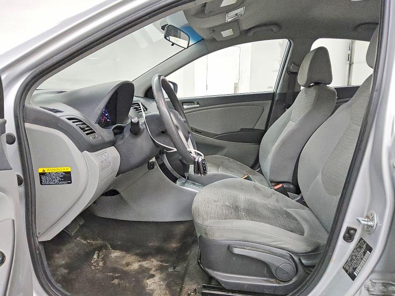 2017 Hyundai Accent VIN KMHCT4AE5HU306987 COPART salvage auction — FRONT END, Wv - Certificate Of Title, sold $525 on 2026-07-16 (photo 7)