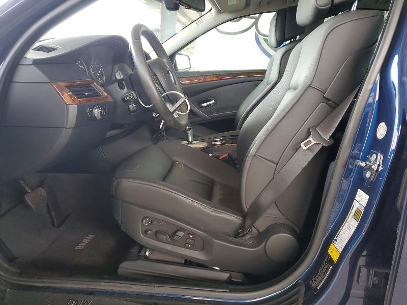 2008 BMW 5er VIN WBANV93568CZ67979 COPART salvage auction — FRONT END, Ca - Salvage Certificate, sold $1,350 on 2026-07-02 (photo 7)