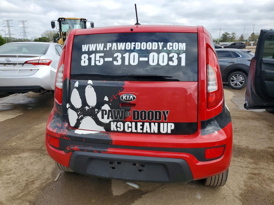 2013 Kia Soul VIN KNDJT2A60D7547972 COPART salvage auction — FRONT END, Il - Salvage Certificate, sold $425 on 2026-07-07 (photo 6)