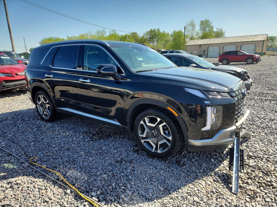 2024 Hyundai Palisade VIN KM8R44GE3RU794370 COPART salvage auction — FRONT END, Il - Salvage Certificate, sold $12,400 on 2026-07-13 (photo 4)