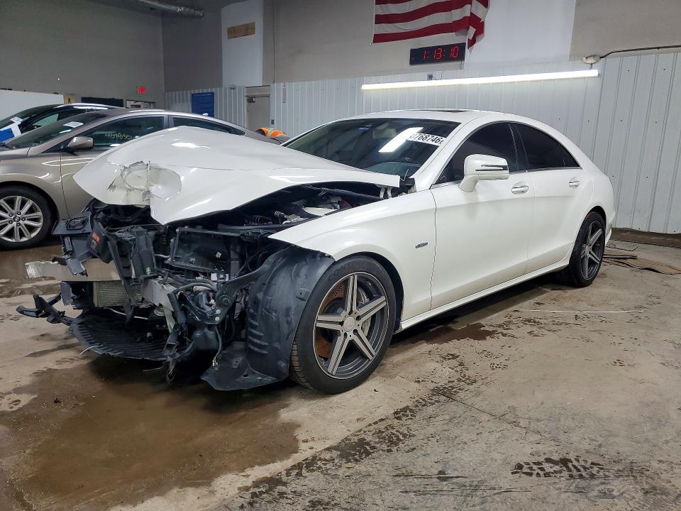 2012 Mercedes-benz Cls-klasse VIN WDDLJ9BB8CA030364 COPART salvage auction — FRONT END, Salvage Title, sold $975 on 2026-08-18 (photo 1)