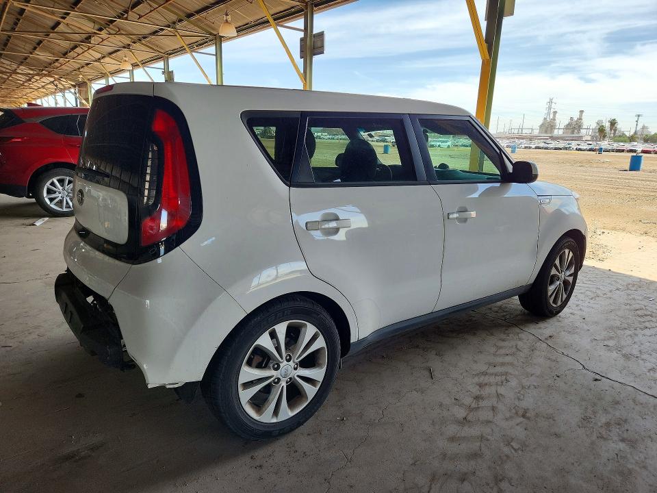 2015 Kia Soul VIN KNDJP3A56F7157723 COPART salvage auction — REAR END, Id - Salvage Certificate Of Title, sold $1,550 on 2026-07-08 (photo 3)
