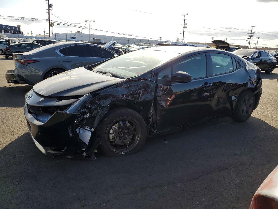 2025 Toyota Prius VIN JTDACACU8S3041624 COPART salvage auction — FRONT END, Ca - Salvage Certificate, sold $8,500 on 2026-07-08 (photo 1)