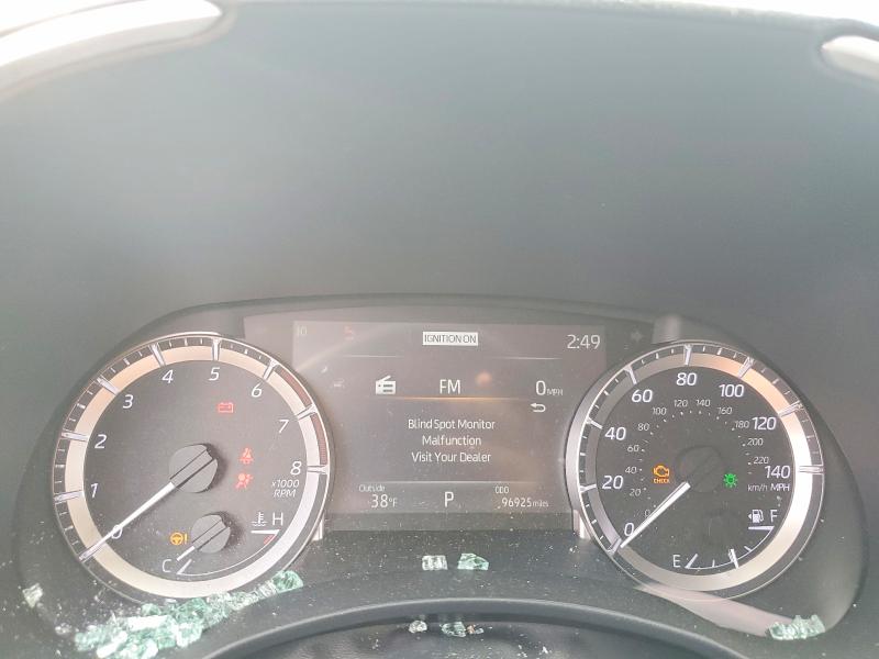 2023 Toyota Highlander VIN 5TDKDRAHXPS004716 COPART salvage auction — SIDE, Md - Cert Of Salvage > 75% Damage, sold $10,200 on 2026-07-28 (photo 9)