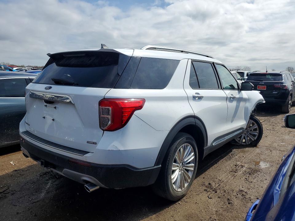 2022 Ford Explorer VIN 1FM5K8FW5NNA09423 COPART salvage auction — FRONT END, Mo - Salvage Certificate Of Title, sold $4,850 on 2026-07-03 (photo 3)
