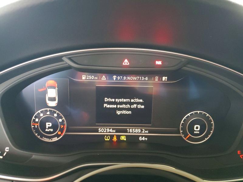 2018 Audi A5 VIN WAURNAF58JA093554 COPART salvage auction — SIDE, Tx - Salvage Vehicle Title, sold $6,000 on 2026-07-17 (photo 9)