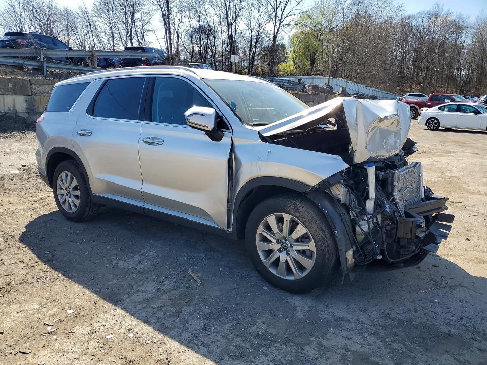 2025 Hyundai Palisade VIN KM8R2DGE7SU874718 COPART salvage auction — FRONT END, Id - Salvage Certificate Of Title, sold $8,700 on 2026-07-09 (photo 4)