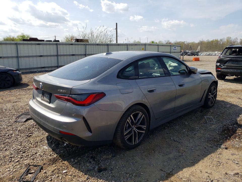 2022 BMW 4er VIN WBA63AV00NFL98084 COPART salvage auction — FRONT END, NJ - CERT OF TITLE-SALVAGE, sold $11,800 on 2026-07-31 (photo 3)