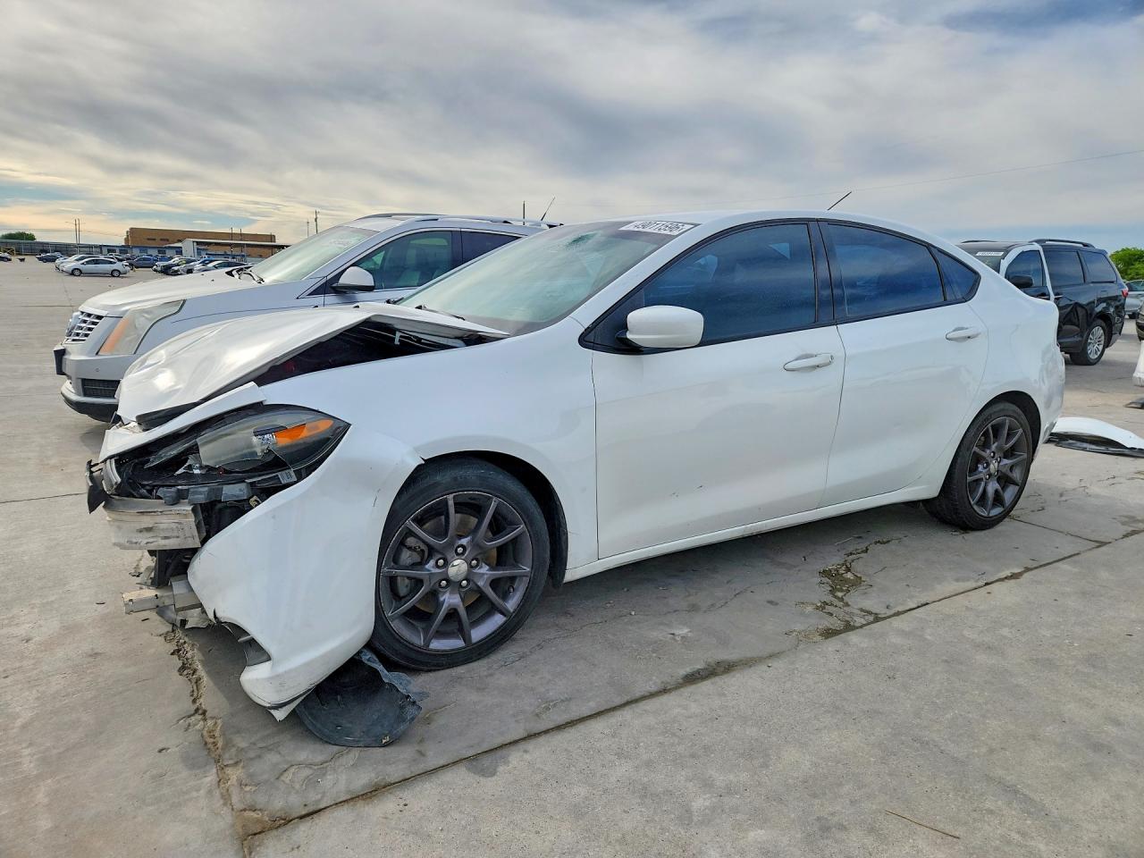 2016 Dodge Dart VIN 1C3CDFAAXGD661456 COPART salvage auction — Front End, TX - SALVAGE VEHICLE TITLE, sold $375 on 2026-07-09 (photo 1)