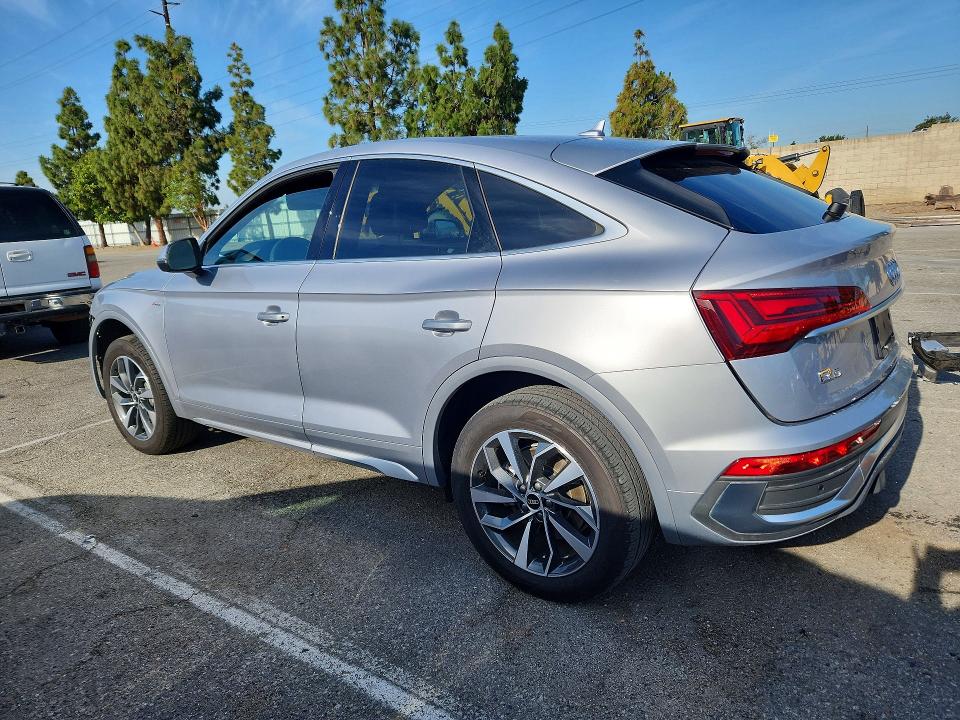 2022 Audi Q5 VIN WA15AAFY8N2127736 COPART salvage auction — FRONT END, Ca - Salvage Certificate, sold $15,300 on 2026-07-02 (photo 2)
