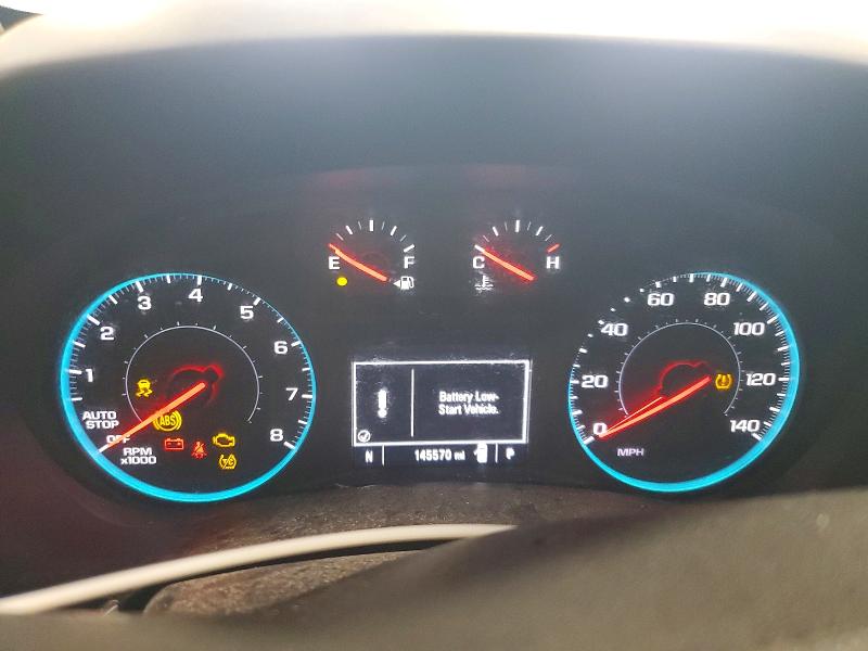 2018 Chevrolet Equinox VIN 3GNAXSEV0JL313108 COPART salvage auction — WATER/FLOOD, IL - SALVAGE CERT-FLOOD, sold $1,750 on 2026-07-02 (photo 9)