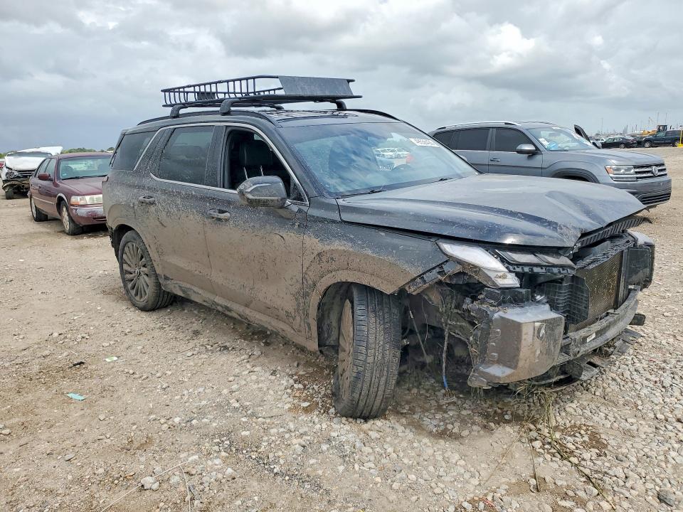 2024 Hyundai Palisade VIN KM8R7DGEXRU682057 COPART salvage auction — FRONT END, Tx - Salvage Vehicle Title, sold $7,000 on 2026-07-30 (photo 4)