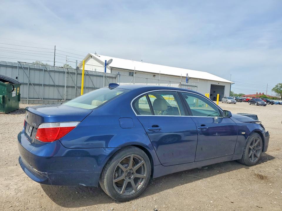2006 BMW 5er VIN WBANE53596CK79108 COPART salvage auction — FRONT END, Ia - Salvage W/Salvage History, sold $275 on 2026-07-06 (photo 3)