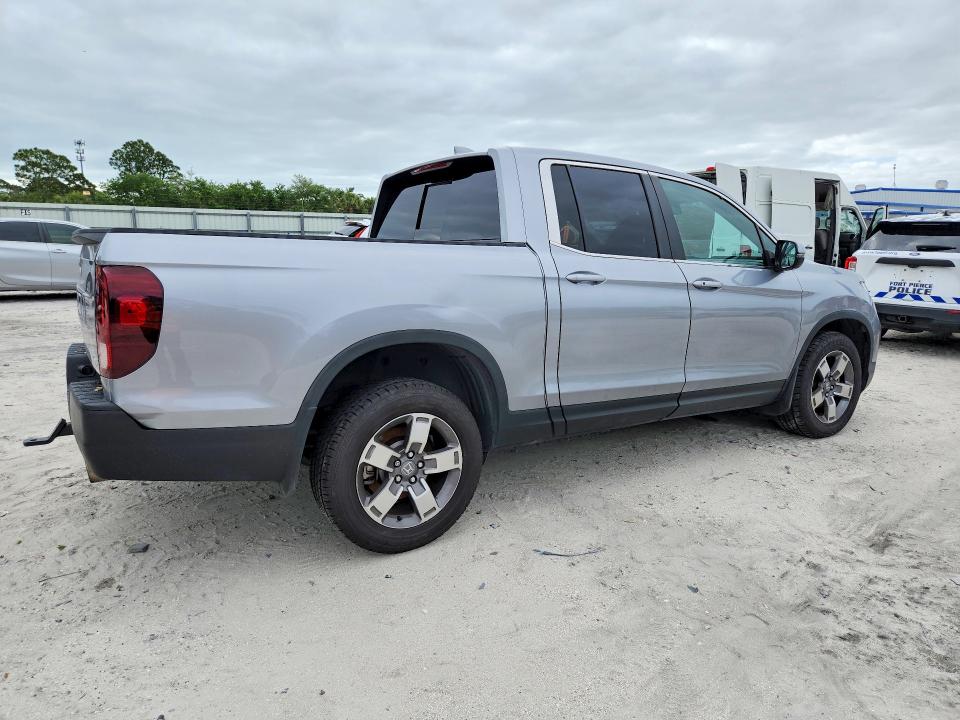 2024 Honda Ridgeline VIN 5FPYK3F59RB004748 COPART salvage auction — FRONT END, Salvage Title, sold $10,900 on 2026-08-19 (photo 3)
