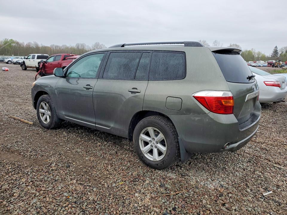 2010 Toyota Highlander VIN 5TDJK3EH6AS022680 COPART salvage auction — FRONT END, NY - MV-907A SALVAGE CERTIFICATE, sold $3,350 on 2026-07-15 (photo 2)