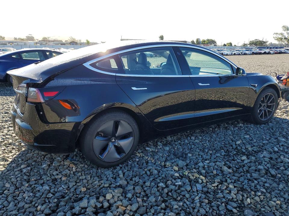 2018 Tesla Model 3 VIN 5YJ3E1EA2JF070978 COPART salvage auction — REAR END, Ca - Salvage Certificate, sold $4,550 on 2026-07-23 (photo 3)