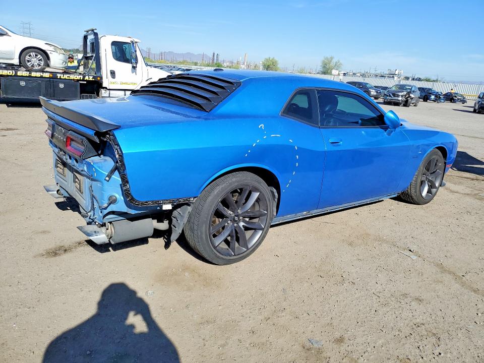 2019 Dodge Challenger VIN 2C3CDZBT5KH607172 COPART salvage auction — REAR END, Salvage Title, sold $11,200 on 2026-07-31 (photo 3)