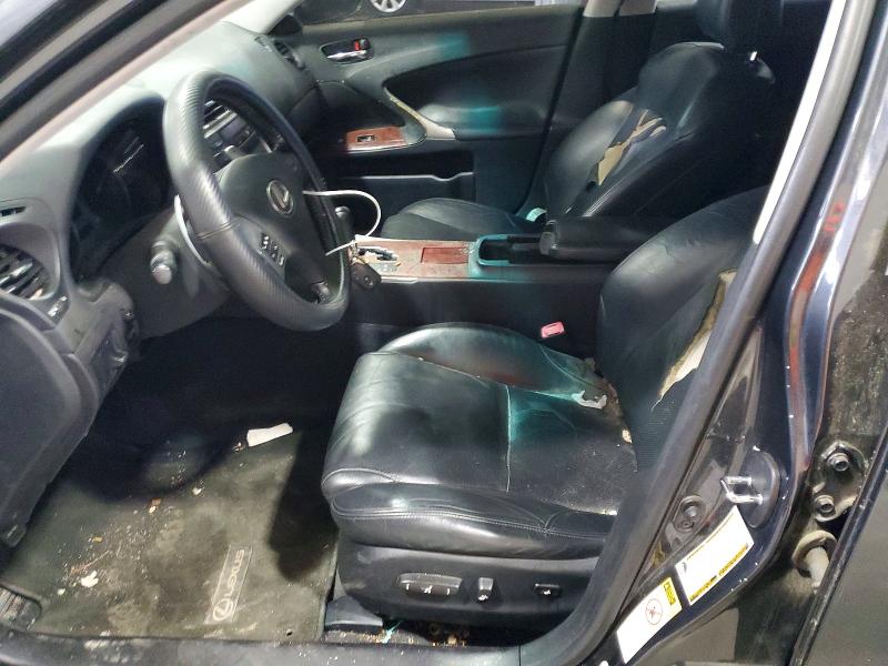 2008 Lexus Is VIN JTHBE262X85019537 COPART salvage auction — FRONT END, Va - Certificate Of Title, sold $200 on 2026-07-16 (photo 7)
