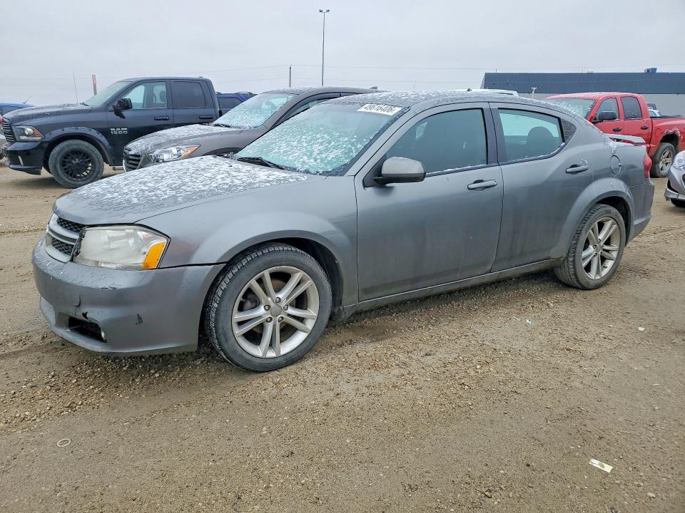 2013 Dodge Avenger VIN 1C3CDZCB1DN557757 COPART salvage auction — FRONT END, Salvage Title, sold $550 on 2026-07-09 (photo 1)