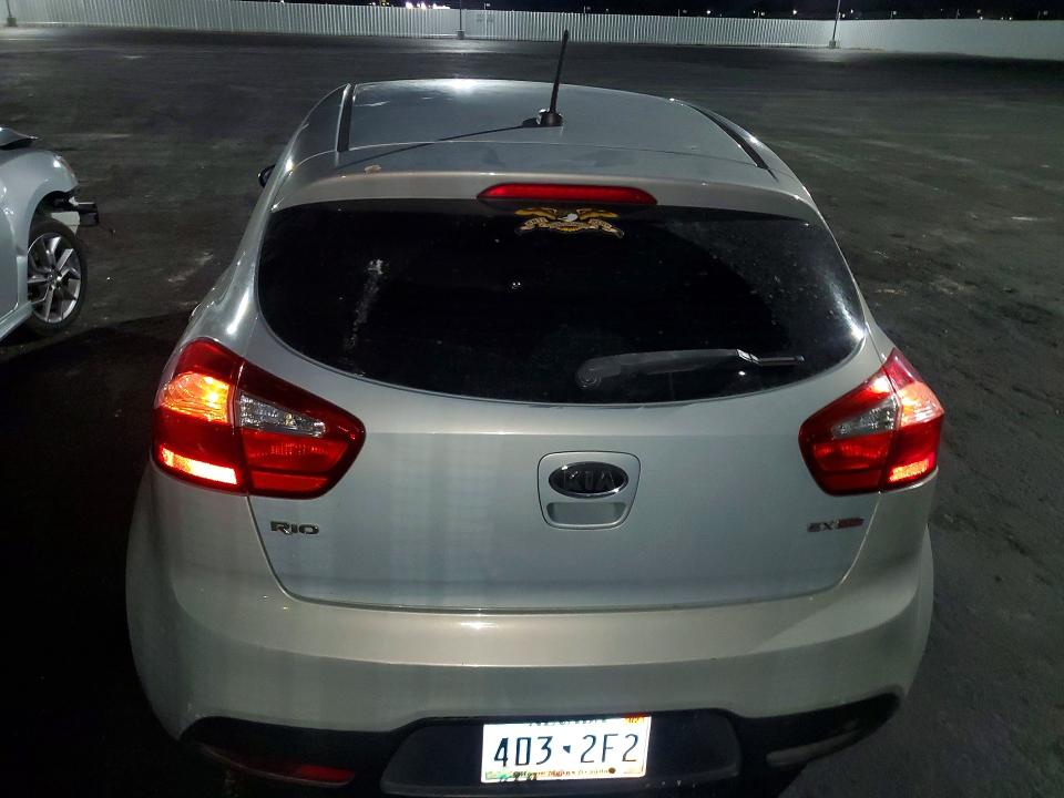 2013 Kia Rio VIN KNADN5A35D6103813 COPART salvage auction — FRONT END, NV - SALVAGE TITLE, sold $425 on 2026-07-02 (photo 6)