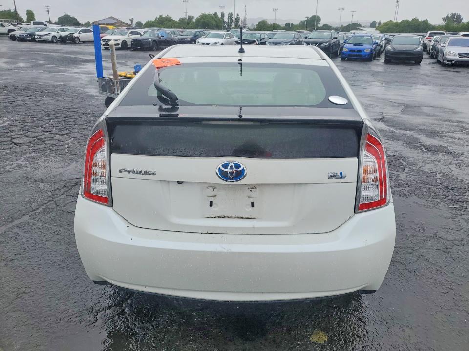 2015 Toyota Prius VIN JTDKN3DU9F1887481 COPART salvage auction — FRONT END, Ca - Salvage Certificate, sold $3,599 on 2026-07-11 (photo 6)