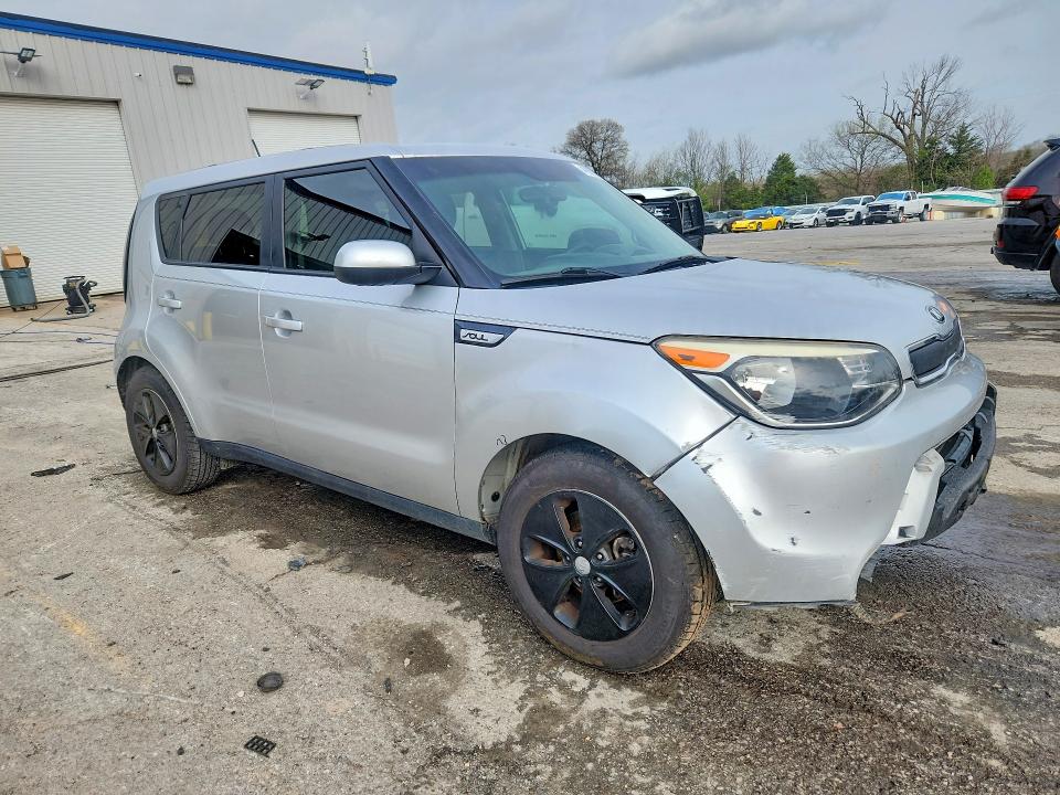 2015 Kia Soul VIN KNDJN2A21F7775408 COPART salvage auction — FRONT END, Mo - Salvage Certificate Of Title, sold $275 on 2026-07-27 (photo 4)