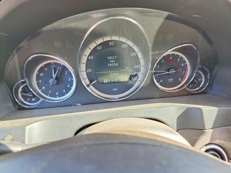 2011 Mercedes-benz E-klasse VIN WDDKK5GF6BF064396 COPART salvage auction — FRONT END, Ut - Salvage Certificate, sold $250 on 2026-08-28 (photo 9)