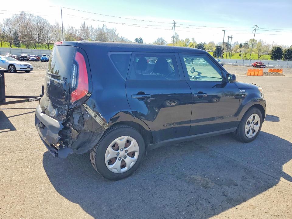 2015 Kia Soul VIN KNDJN2A21F7215873 COPART salvage auction — REAR END, Or - Salvage Title Certificate, sold $1,350 on 2026-07-06 (photo 3)