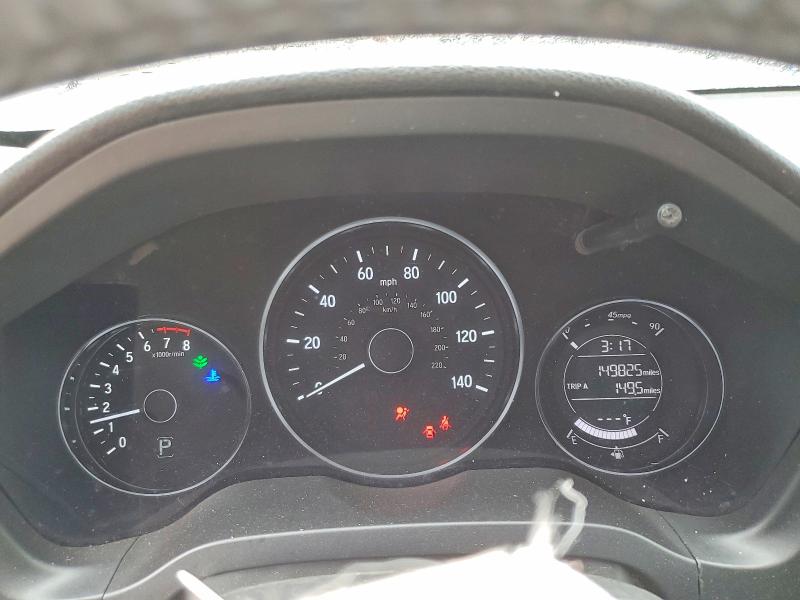 2018 Honda Hr-v VIN 3CZRU6H72JM722286 COPART salvage auction — FRONT END, Oh - Cert Of Title-Salvage, sold $3,500 on 2026-07-02 (photo 9)