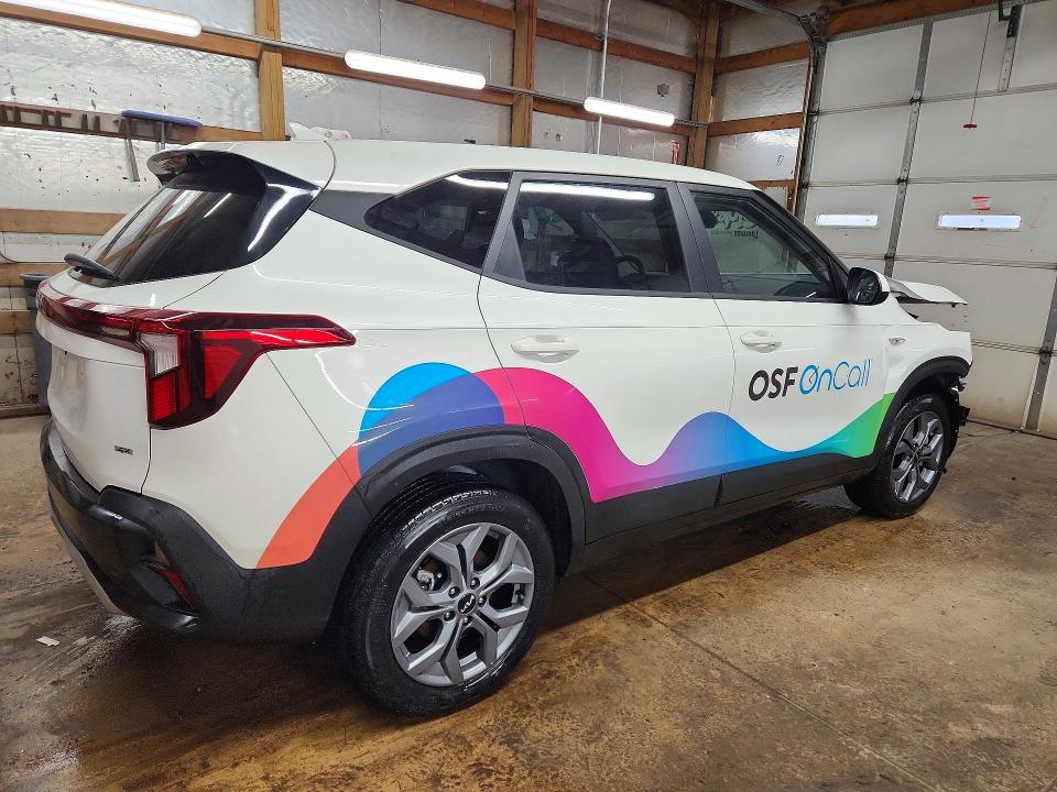 2025 Kia Seltos VIN KNDEPCAA7S7768501 COPART salvage auction — FRONT END, Il - Salvage Certificate, sold $4,550 on 2026-07-03 (photo 3)