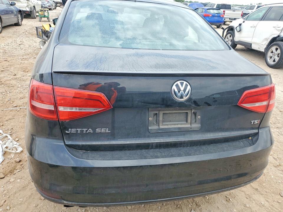 2015 Volkswagen Jetta VIN 3VWL17AJ7FM323023 COPART salvage auction — FRONT END, Tx - Salvage Vehicle Title, sold $625 on 2026-07-02 (photo 6)