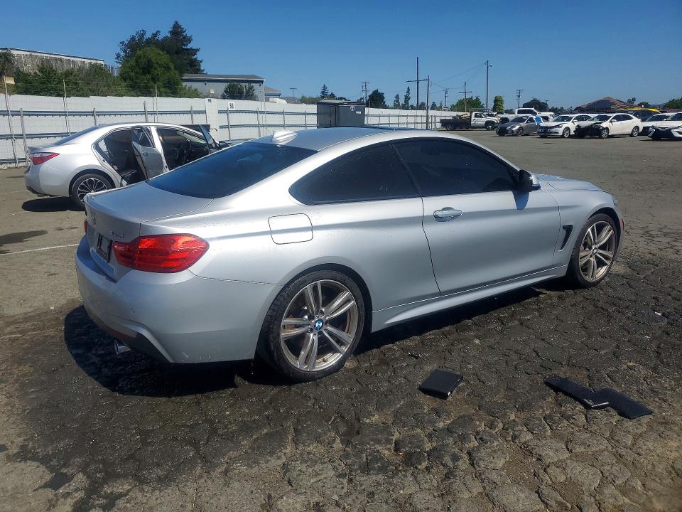 2016 BMW 4 series VIN WBA3R1C56GK529447 COPART salvage auction — FRONT END, CA - CERTIFICATE OF TITLE, sold $2,550 on 2026-07-07 (photo 3)