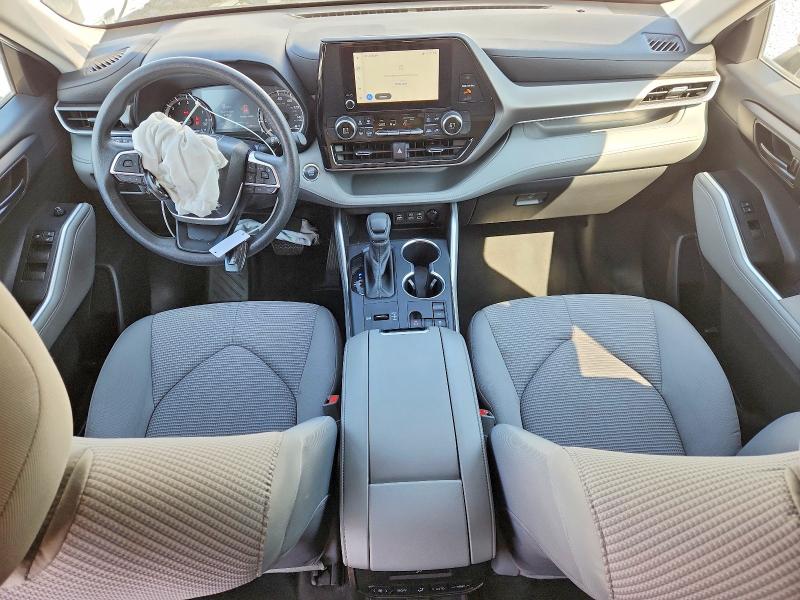 2023 Toyota Highlander VIN 5TDKDRAH6PS519826 COPART salvage auction — FRONT END, Tn - Salvage Certificate, sold $13,000 on 2026-07-02 (photo 8)